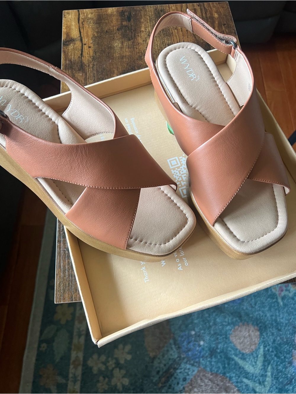 Wydr Studios Bianca Wedge Sandals